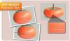 Sanctband Gymnastikball – Anti-Burst orange / 55 cm ø