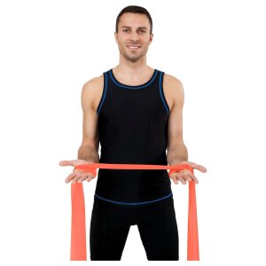 Sanctband Gymnastikband, 45m Rolle stark, blaubeere